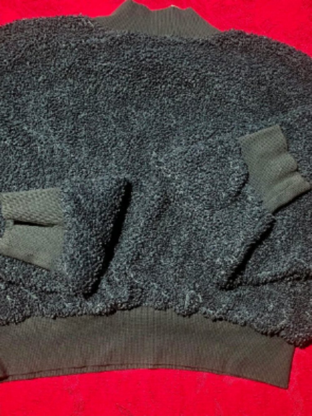 Fabletics Cropped Teddy Fleece Pullover Sweater – XS – Gently Used - Picture 4 of 6